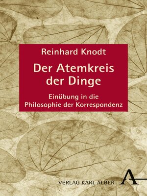 cover image of Der Atemkreis der Dinge